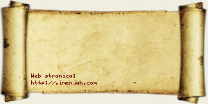 Kristina Cupać vizit kartica